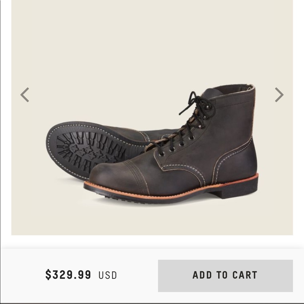 Iron Ranger men’s boots
